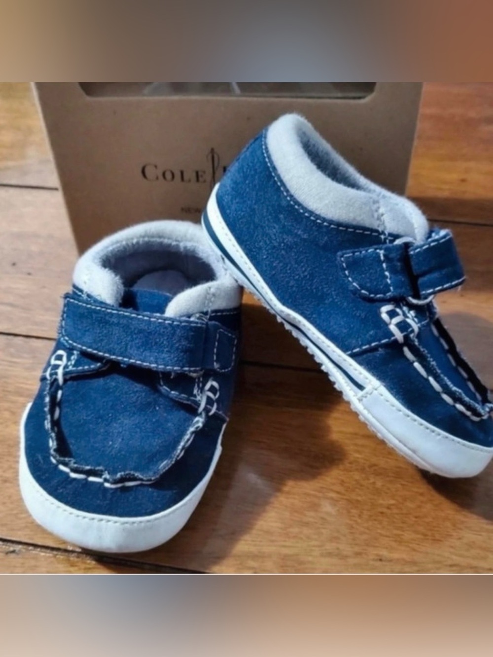 Cole Haan Mini Cory Casual Navy Crib Shoes Baby 4